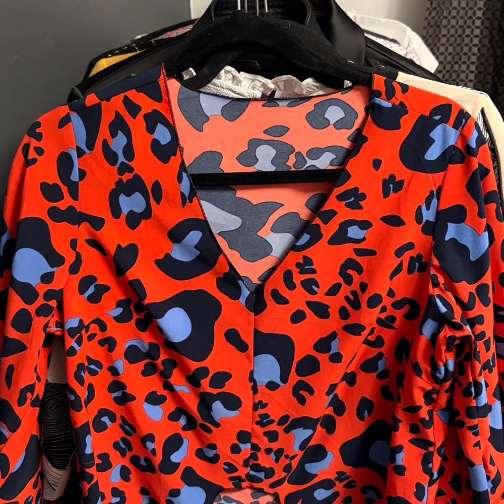 Animal Print Blouse